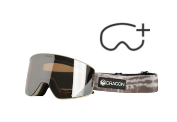 Gogle Snowboardowe - Dragon PXV2 wash/lumalens silver ion/lumalens amber