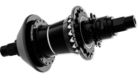 Piasta tył do bmx- Stress Laser Freecoaster Black