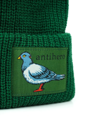 Czapka Zimowa Anti Hero - Lil Pigeon Label Cuff Green