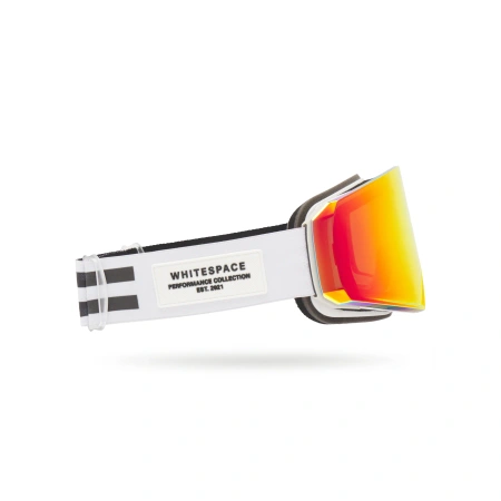  Gogle narciarskie Whitespace MD Icon White/Fire Lens