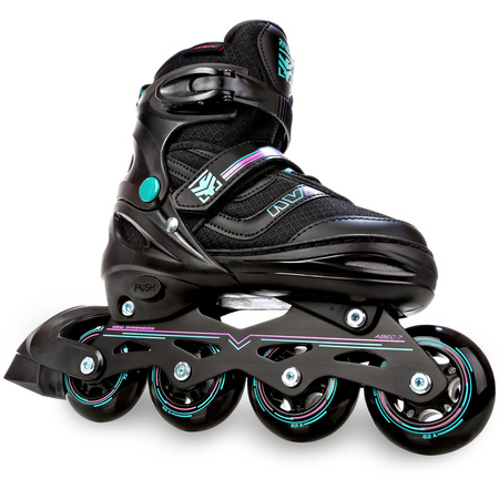 Rolki Regulowane RAVEN Drill Mint/Pink