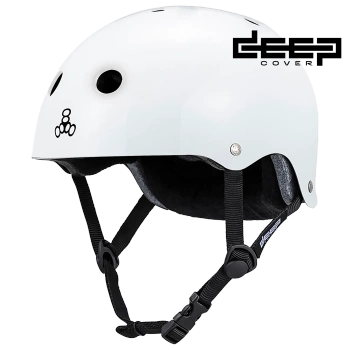 Kask Triple eight - Deep Cover white