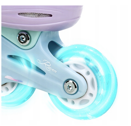 Rolki Regulowane RAVEN Isla Kółka LED