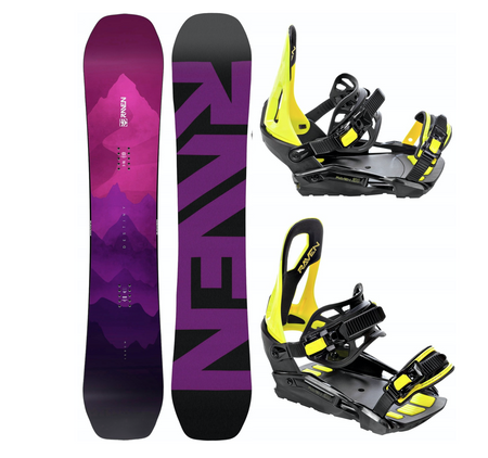 Damski zestaw snowboard Raven Destiny + wiązania s230 