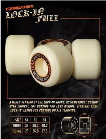 Kółka do deskorolki Spitfire -  F4 Lock In Full 