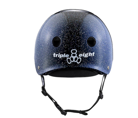 Kask Triple eight - Deep Cover Helmet Black glitter