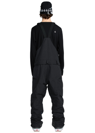 Męskie Spodnie snowboardowe Volcom Rain Gore Tex Bib Overall Black
