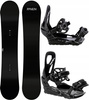 Męski zestaw Snowboard RAVEN Pure Black  + Wiązania s230