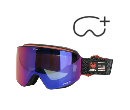 Gogle Snowboardowe - Dragon PXV obsidian/lumalens solace ir/lumalens violet