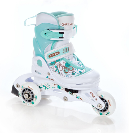 Rolki Regulowane RAVEN Laguna White/Mint