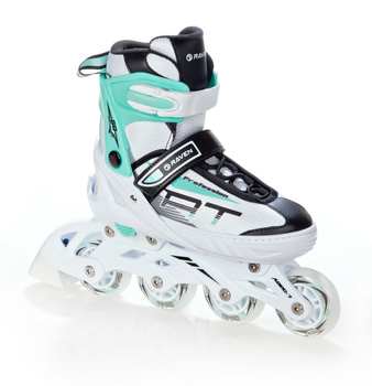 Rolki Regulowane RAVEN Profession White/Mint