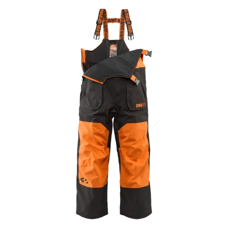 Męskie Spodnie snowboardowe - ThirtyTwo Basement Bib Orange