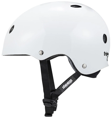 Kask Triple eight - Deep Cover  white