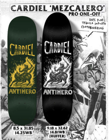 Deck Antihero - Cardiel Mezcalero black