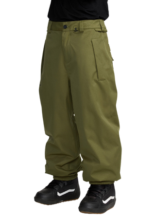Męskie Spodnie snowboardowe Spodnie snowboardowe Volcom Arthur 20K dark olive