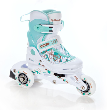 Rolki Regulowane RAVEN Laguna White/Mint