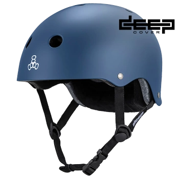 Kask Triple eight - Deep Cover Navy Mat