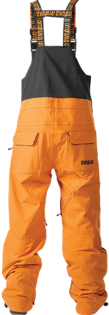Męskie  Spodnie snowboardowe ThirtyTwo Basement Bib Orange  2024