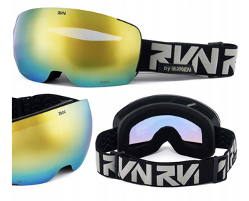 Gogle Snowboardowe - RVN by RAVEN X200 Black