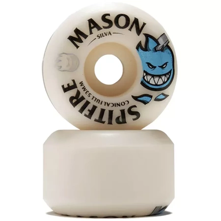Kółka do deskorolki Spitfire - F4 Mason Burn Squad  Conical Full white