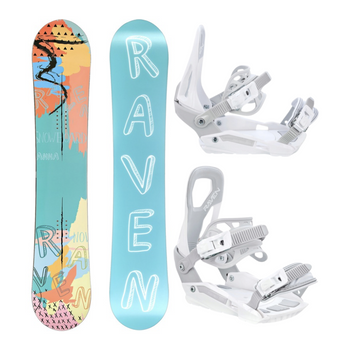 Damski zestaw snowboard Raven Anna + wiązania s230