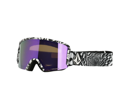 Gogle Snowboardowe - Volcom Garden op art/purple chrome+bl yellow