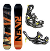 Męski zestaw Snowboard RAVEN  BARRACUDA  + Wiązania ft360 fastec