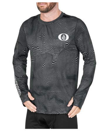 Koszulka Termiczna - Longsleeve Volcom M V Science Crew black print