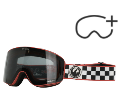Gogle Snowboardowe - Dragon PXV ranaltersig23/lumalens dark smoke/lumalens light rose