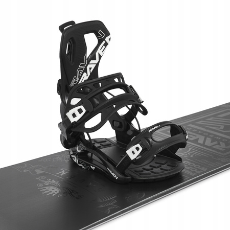 Wiązania Snowboardowe RAVEN Fastec FT360 Black