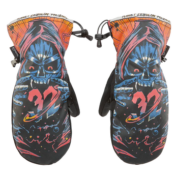 Rękawice Snowboardowe - ZB-1 Corp Mitt Xlt x Zeb Powell orange
