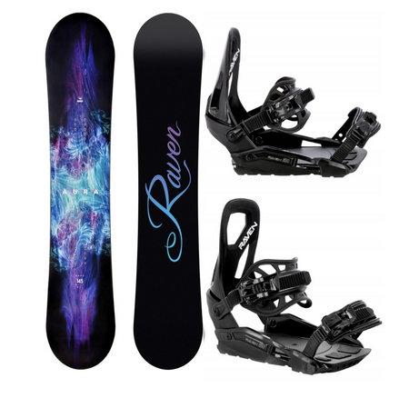 Damski zestaw snowboard Raven Aura
