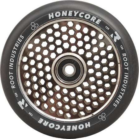 Kółka Do Hulajnogi Wyczynowej Root Honeycore Black 120mm 2-pak