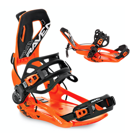 Wiązania Snowboardowe RAVEN Fastec FT360 Orange