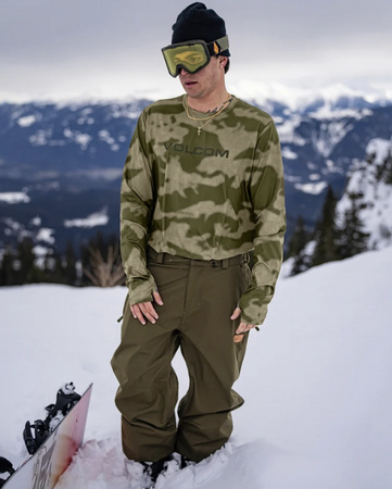 Koszulka Termiczna - Longsleeve Volcom M V Science Crew Camo