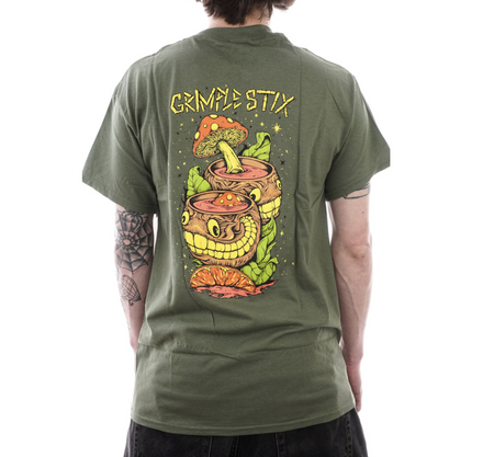 Koszulka Antihero - Grimple Vacation Shirt Army Green