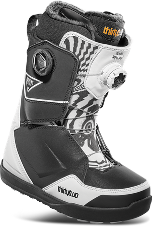 Damskie Buty snowboardowe ThirtyTwo Lashed Double Boa Melancon black/white 2024