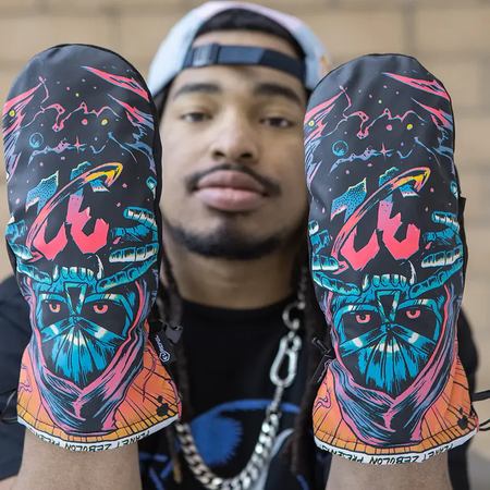 Rękawice Snowboardowe - ZB-1 Corp Mitt Xlt x Zeb Powell orange