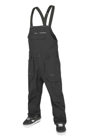 Męskie Spodnie snowboardowe - Volcom Rain Gore Tex Bib Overall black