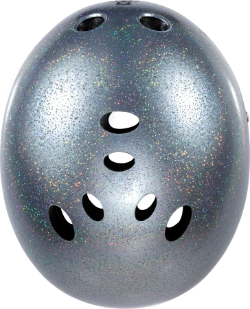 Kask Skate Triple eight - Glitter Sweatsaver Silver