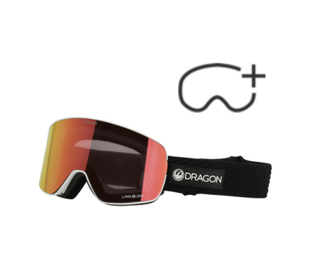 Gogle Snowboardowe - Dragon NFX2 icon/lumalens red ion/lumalens light rose