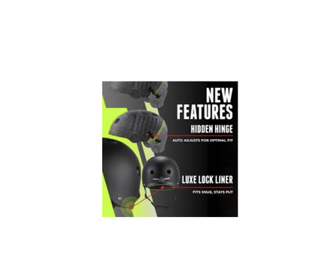 Kask Triple eight - Deep Cover Helmet Black glitter