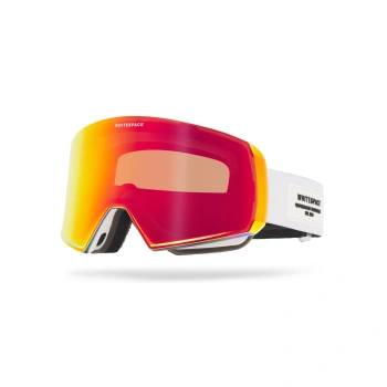 Gogle narciarskie Whitespace MD Icon White/Fire Lens