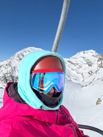  Gogle narciarskie Whitespace MD Icon White/Black/Fire Lens