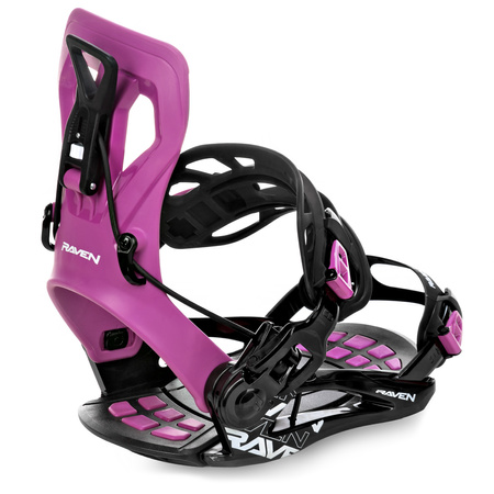 Wiązania Snowboardowe RAVEN Fastec FT360 Fuchsia