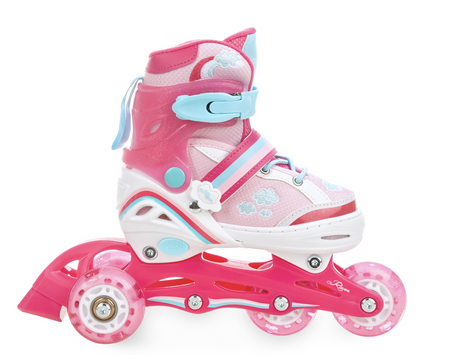 Rolki regulowane 4w1-  Raven Zoya  Kółka LED