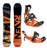 Męski zestaw Snowboard RAVEN  BARRACUDA  + Wiązania ft360 fastec