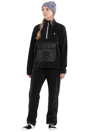 Damska Bluza aktywna Volcom Polar 1/2 Zip black 2024