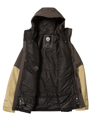 Męska Kurtka snowboardowa Volcom L Gore Tex brown 2024