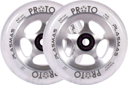  Kółka do Hulajnogi wyczynowej  2pack - Proto Plasmas silver